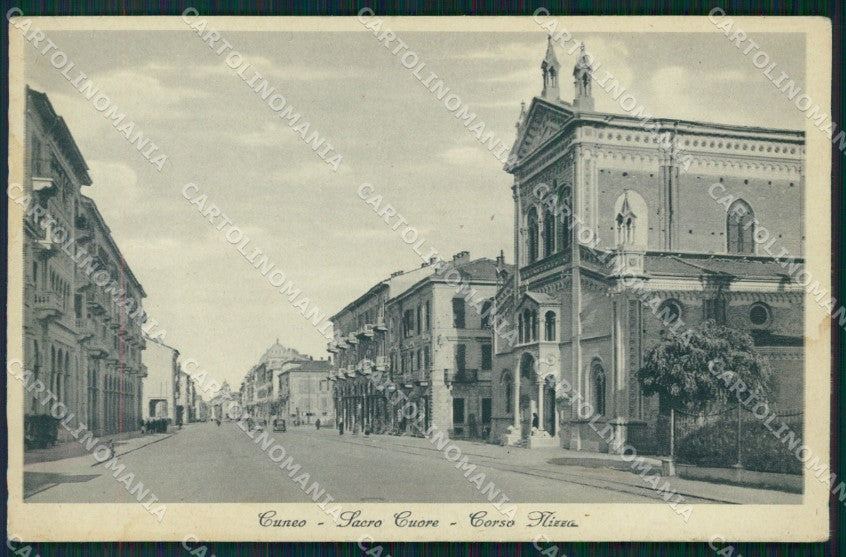 Cuneo Città Chiesa del Sacro Cuore cartolina MT5421 – fronte
