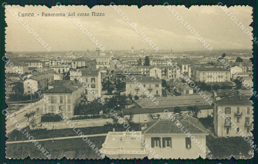 Cuneo Città Corso Nizza Panorama cartolina MT5423 – fronte