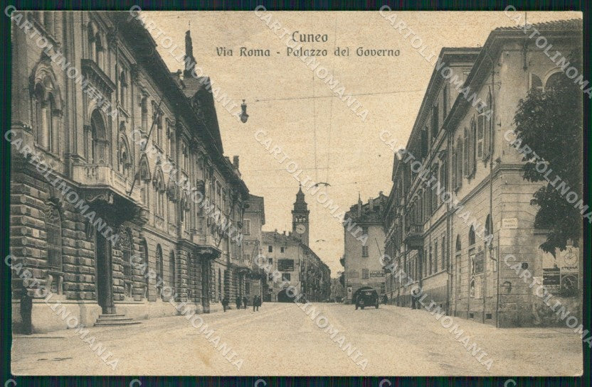 Cuneo Città Via Roma Palazzo del Governo cartolina MT5435 – fronte
