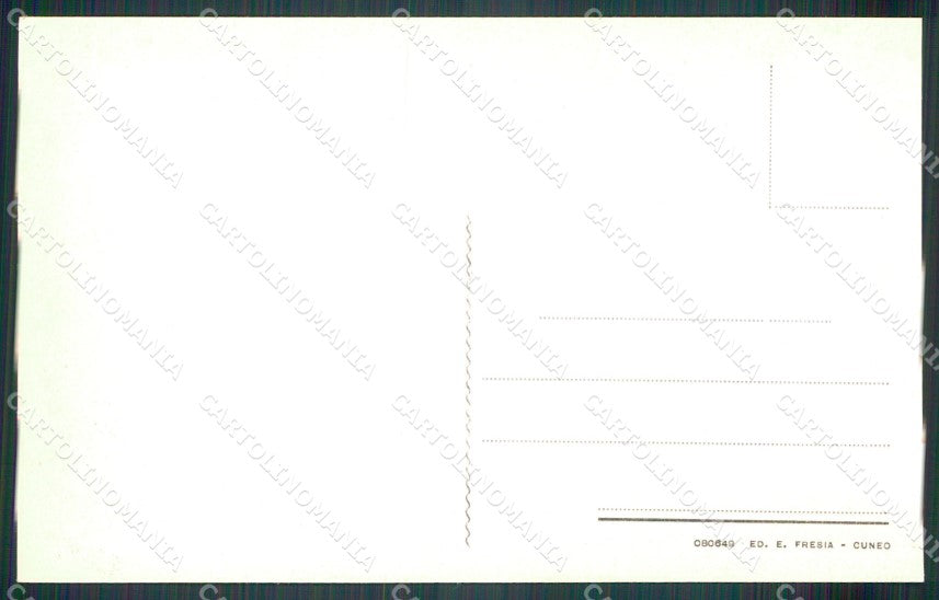 Cuneo Città Via Roma Palazzo del Governo SCOLLATA cartolina MT5439 – retro