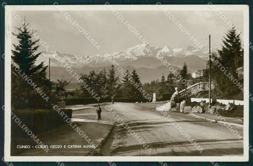 Cuneo Città Corso Gesso Foto PIEGHINA STRAPPINO cartolina MT5452 – fronte