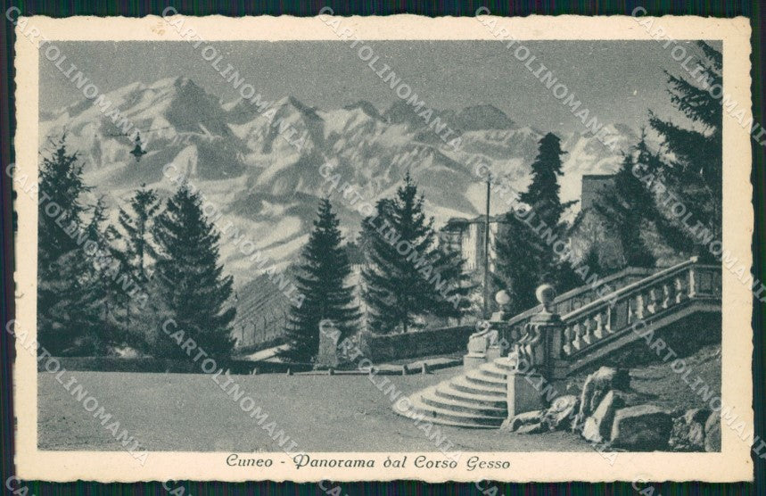 Cuneo Città Corso Gesso cartolina MT5454 – fronte