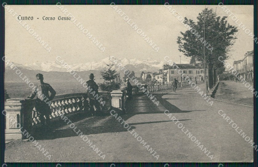 Cuneo Città Corso Gesso cartolina MT5463 – fronte