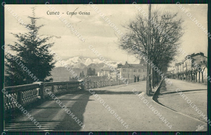 Cuneo Città Corso Gesso cartolina MT5464 – fronte