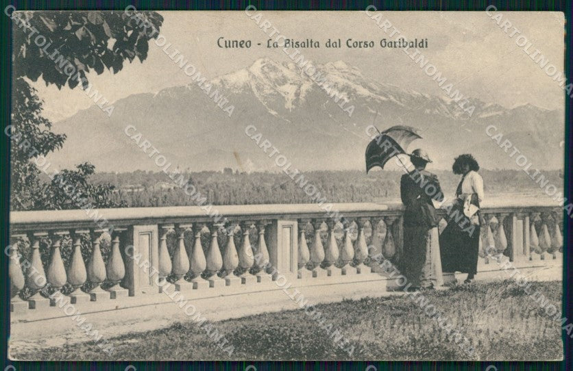 Cuneo Città Corso Garibaldi cartolina MT5467 – fronte