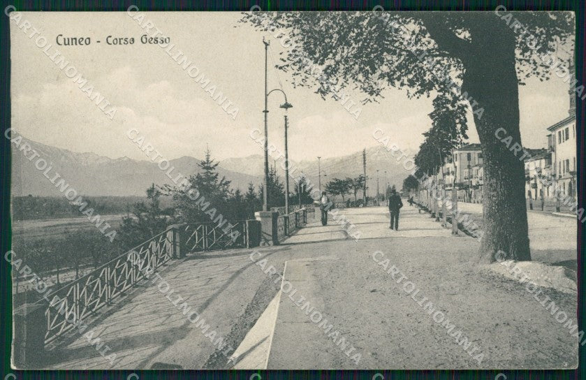 Cuneo Città Corso Gesso cartolina MT5468 – fronte