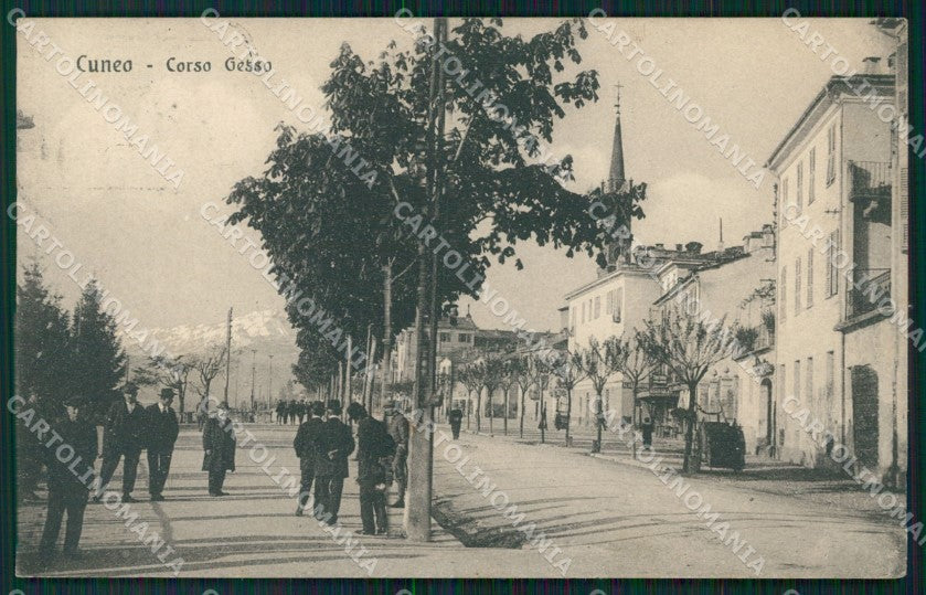 Cuneo Città Corso Gesso cartolina MT5477 – fronte