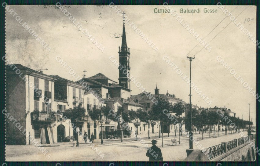 Cuneo Città Corso Gesso cartolina MT5481 – fronte