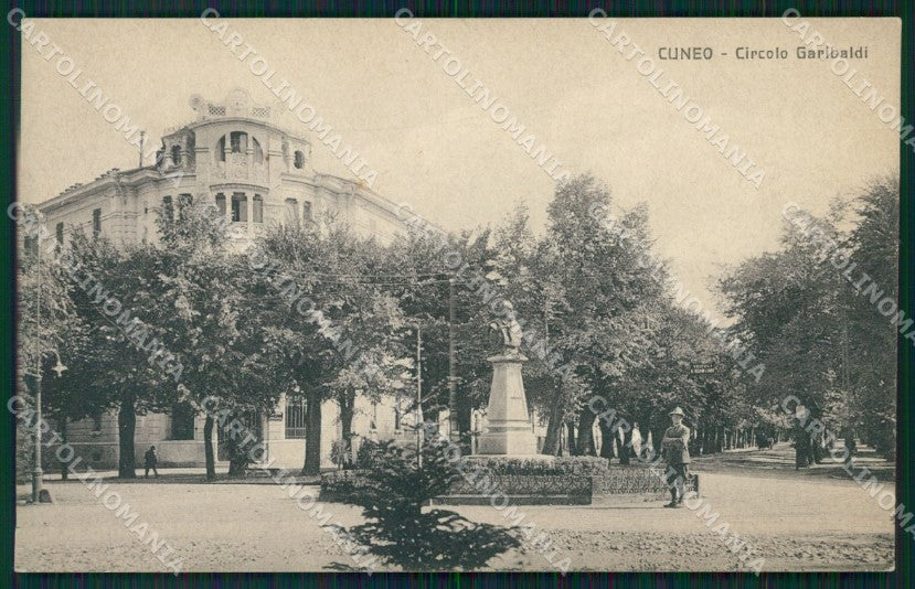 Cuneo Città Circolo Garibaldi cartolina MT5487 – fronte