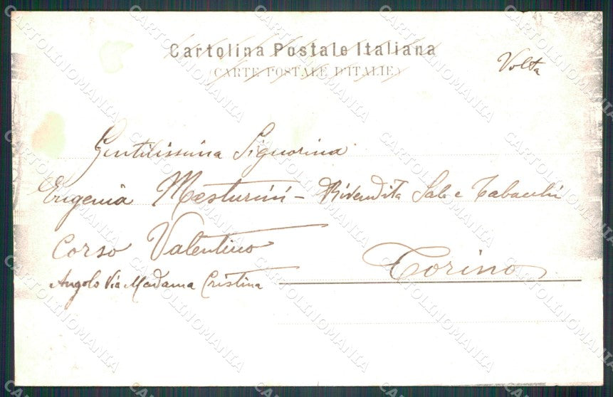 Cuneo Città Circolo Garibaldi cartolina MT5490 – retro