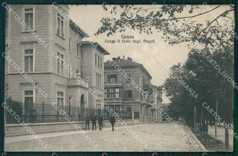 Cuneo Città Viale degli Angeli PIEGHINA cartolina MT5498 – fronte
