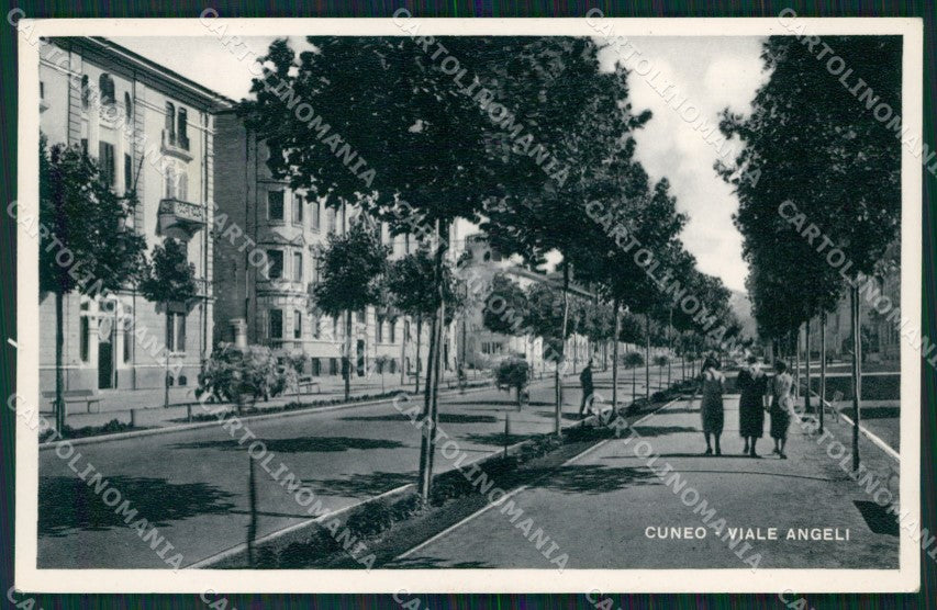 Cuneo Città Viale Angeli Foto cartolina MT5500 – fronte