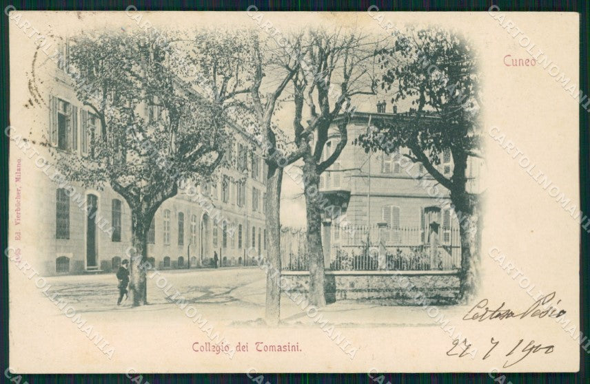 Cuneo Città Collegio dei Tomasini cartolina MT5502 – fronte