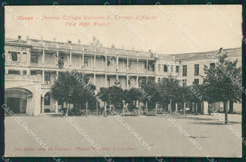 Cuneo Città Collegio San Tomaso cartolina MT5505 – fronte