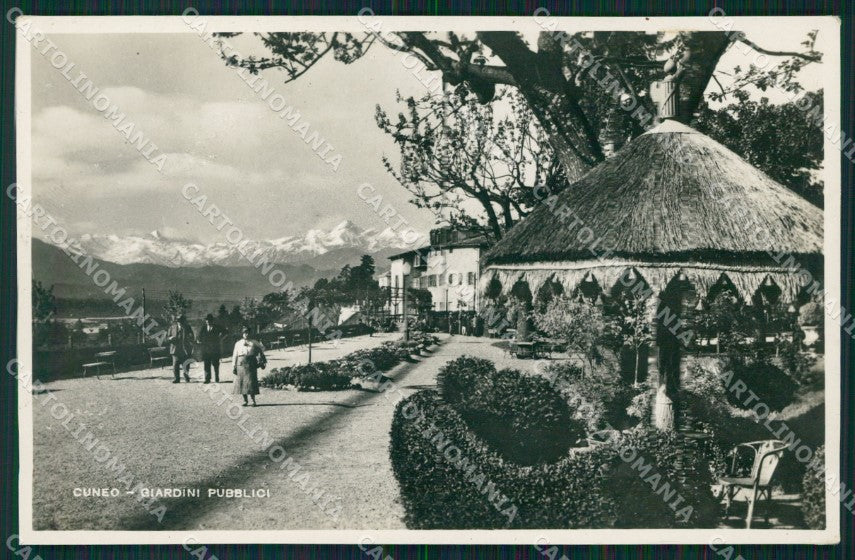 Cuneo Città Giardini Pubblici Foto cartolina MT5508 – fronte