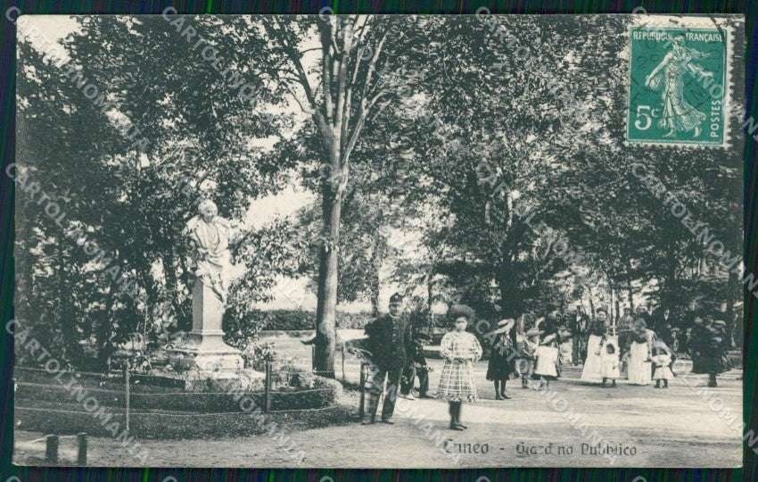 Cuneo Città Giardino Pubblico cartolina MT5513 – fronte