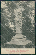 Cuneo Città Giardino Pubblico Monumento Toselli ABRASA cartolina MT5515 – fronte