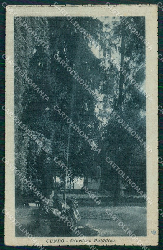 Cuneo Città Giardino Pubblico cartolina MT5518 – fronte