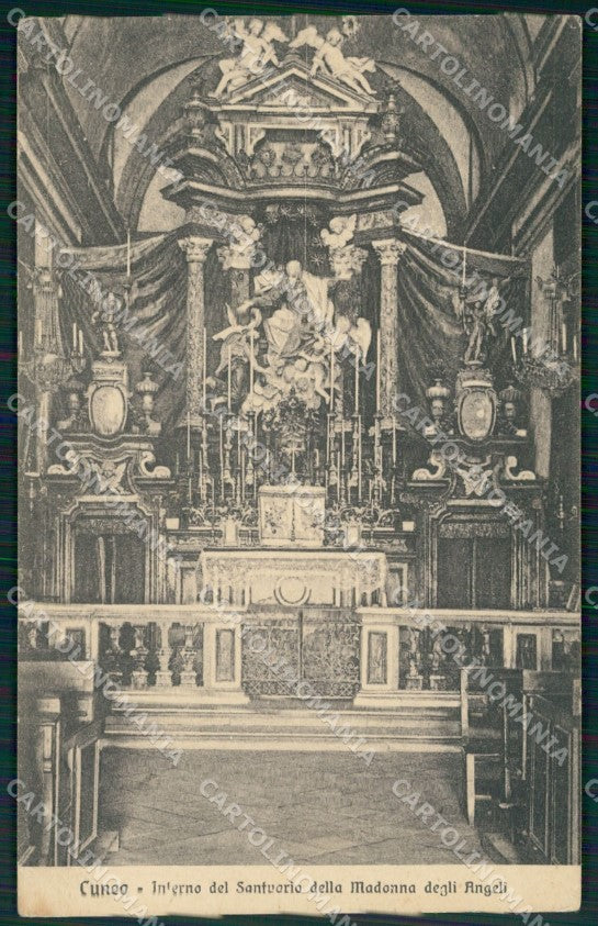 Cuneo Città Santuario Madonna degli Angeli PIEGHINA cartolina MT5532 – fronte