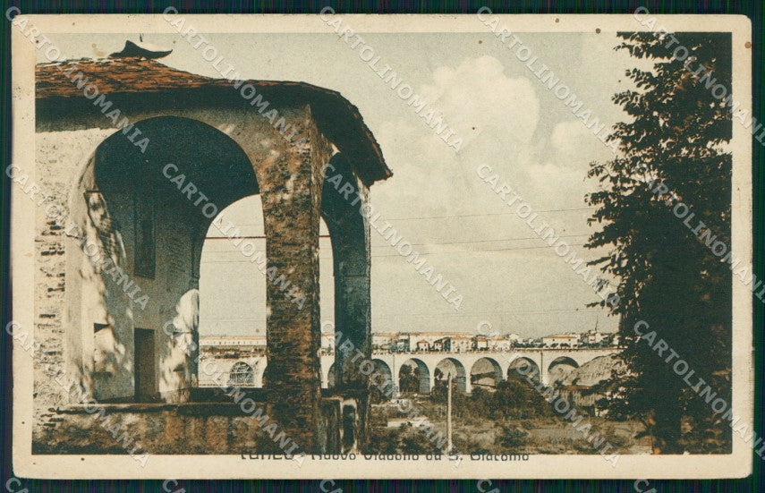 Cuneo Città Viadotto da San Giacomo cartolina MT5534 – fronte