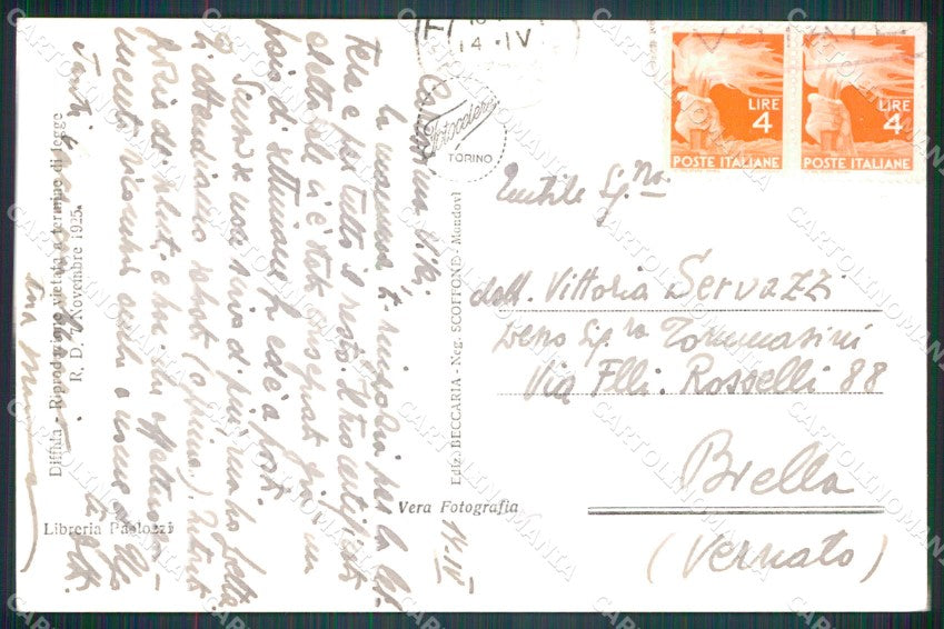 Cuneo Città Panorama Foto cartolina MT5540 – retro