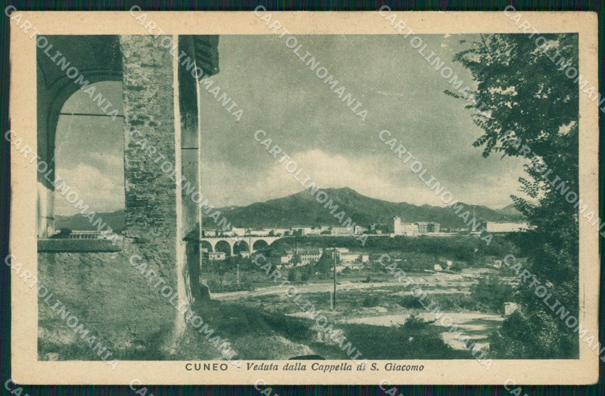 Cuneo Città Viadotto da San Giacomo cartolina MT5544 – fronte