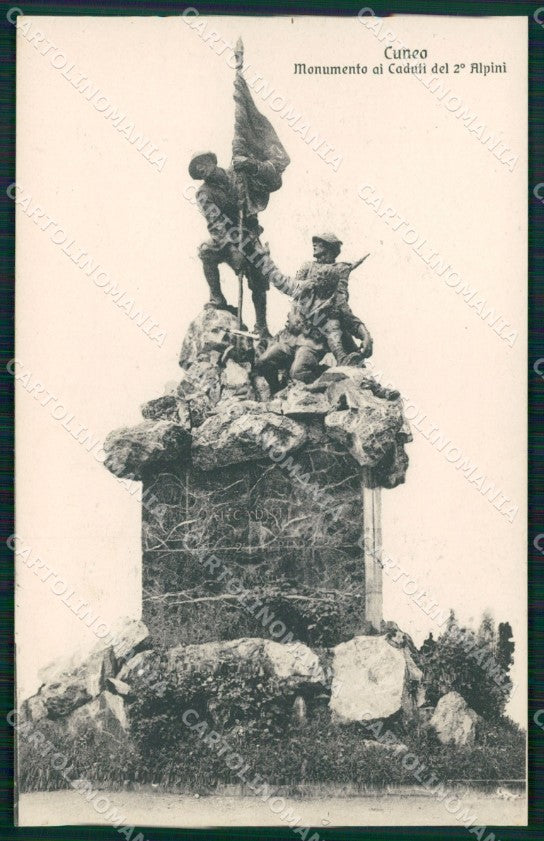 Cuneo Città Monumento ai Caduti Alpini cartolina MT5546 – fronte