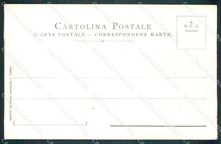Cuneo Racconigi Castello cartolina MT5560 – retro