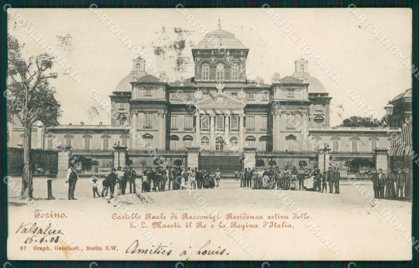 Cuneo Racconigi Castello cartolina MT5562 – fronte
