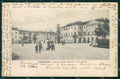 Cuneo Racconigi Piazza Carlo Alberto Municipio PIEGHINA cartolina MT5574 – fronte