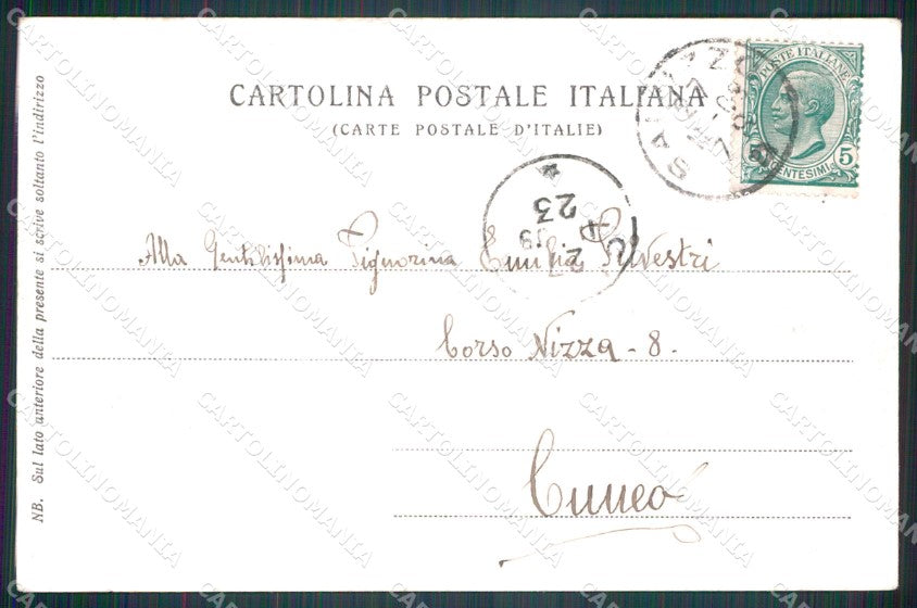 Cuneo Saluzzo Gruppo del Monviso cartolina MT5581 – retro