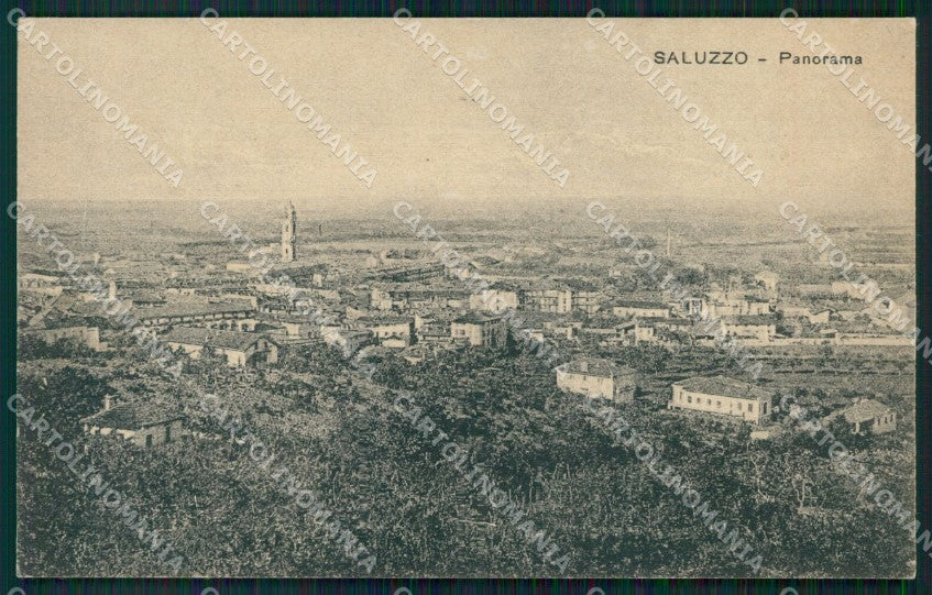 Cuneo Saluzzo Panorama cartolina MT5582 – fronte