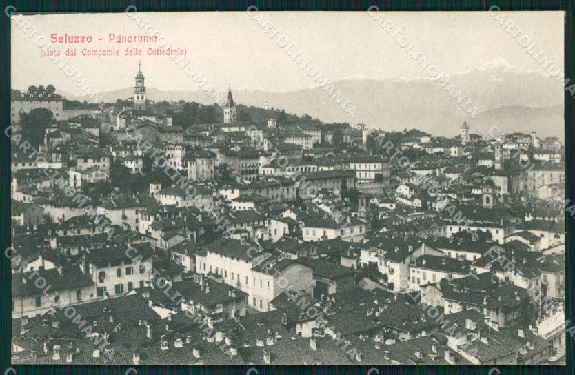 Cuneo Saluzzo Panorama cartolina MT5584 – fronte