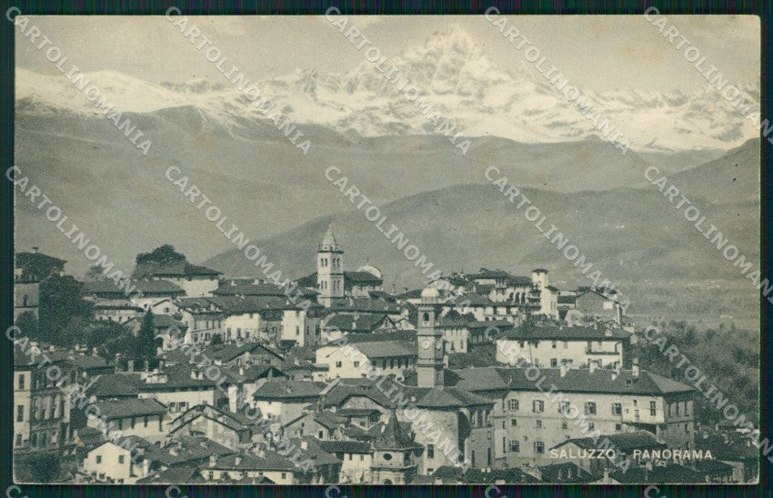 Cuneo Saluzzo Panorama cartolina MT5585 – fronte