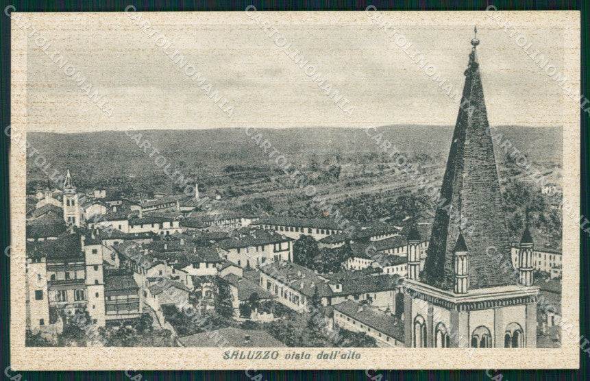 Cuneo Saluzzo Panorama cartolina MT5586 – fronte