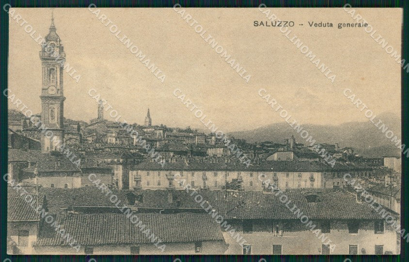 Cuneo Saluzzo Panorama cartolina MT5591 – fronte
