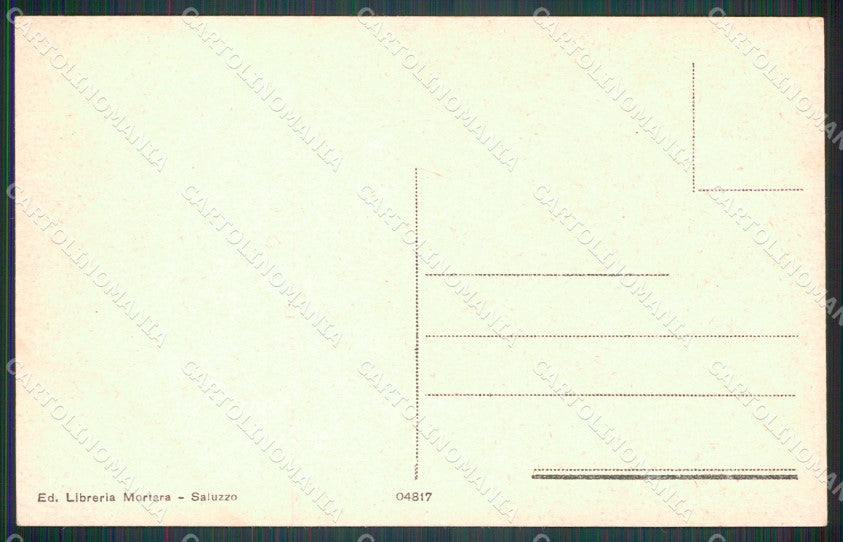Cuneo Saluzzo Panorama cartolina MT5591 – retro