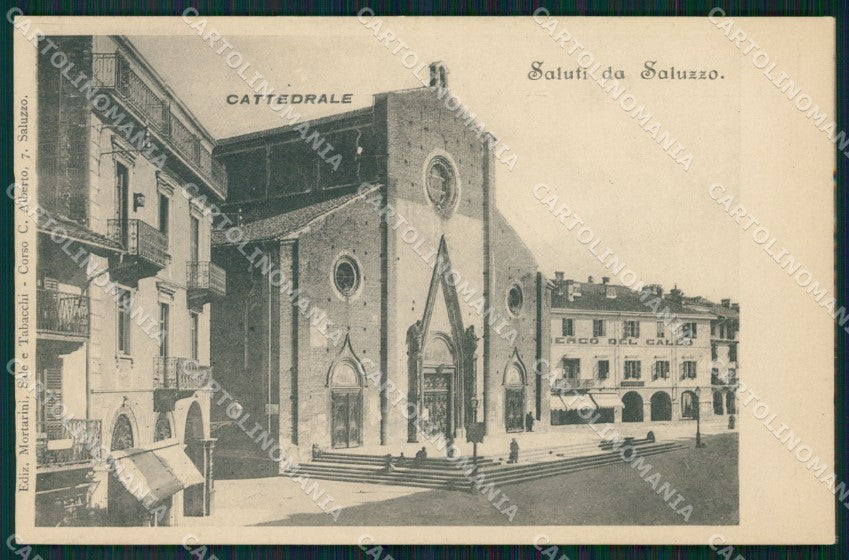 Cuneo Saluzzo Cattedrale cartolina MT5610 – fronte