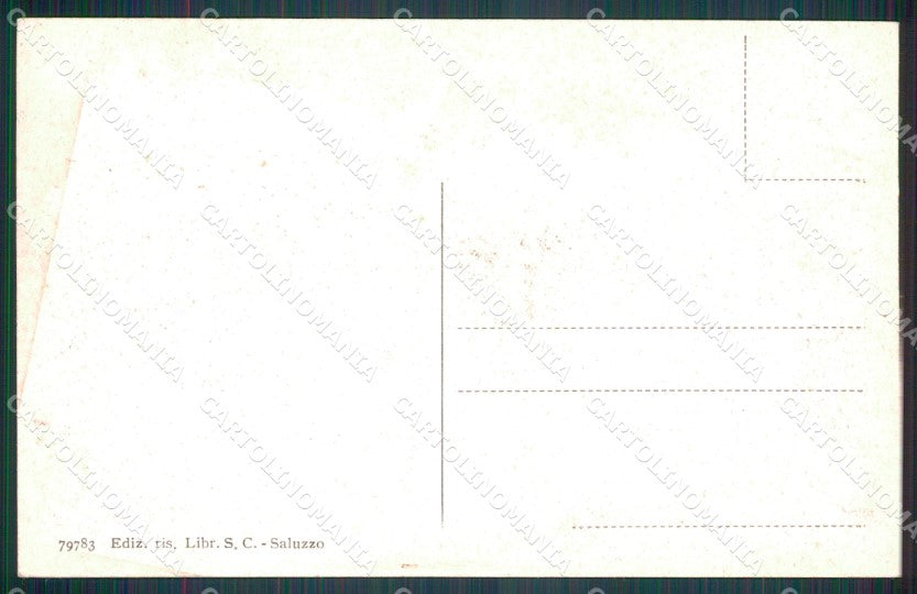 Cuneo Saluzzo Cattedrale cartolina MT5611 – retro