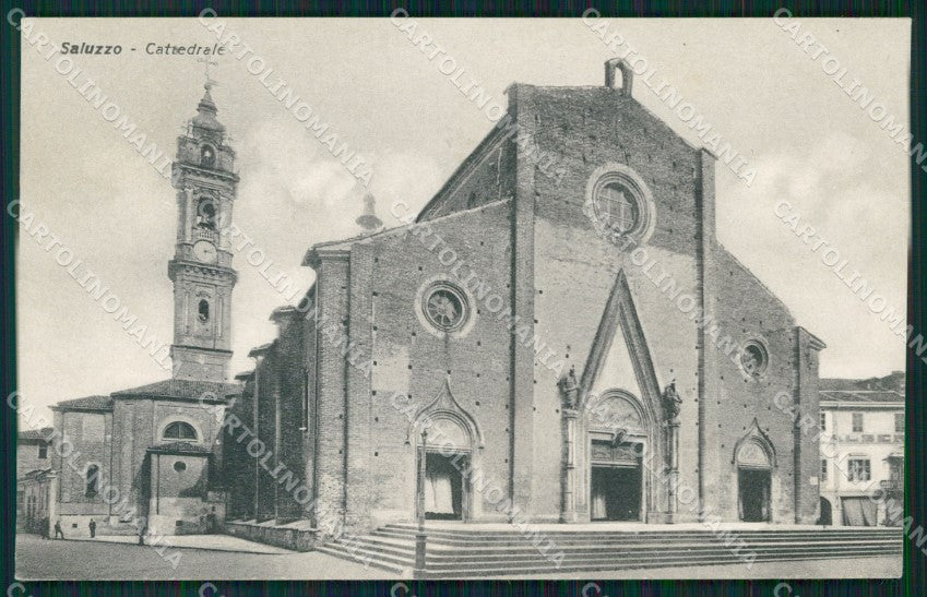 Cuneo Saluzzo Cattedrale cartolina MT5612 – fronte