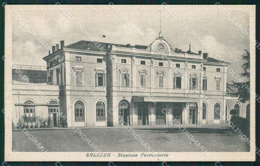 Cuneo Saluzzo Stazione Ferroviaria cartolina MT5622 – fronte