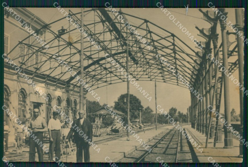 Cuneo Saluzzo Stazione RISTAMPA Foto cartolina MT5625 – fronte