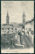 Cuneo Saluzzo Chiesa San Giovanni Torre del Comune PIEGHE cartolina MT5626 – fronte