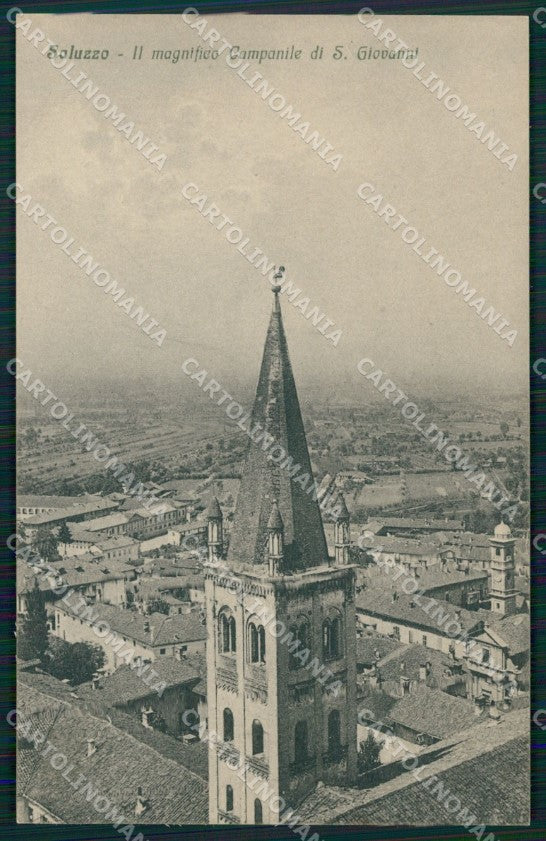 Cuneo Saluzzo Chiesa San Giovanni cartolina MT5628 – fronte