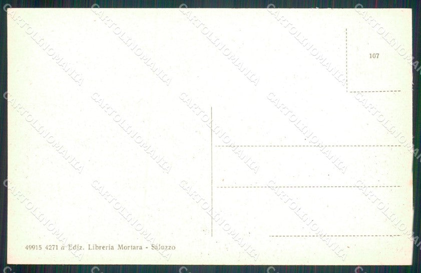 Cuneo Saluzzo Chiesa San Giovanni cartolina MT5628 – retro