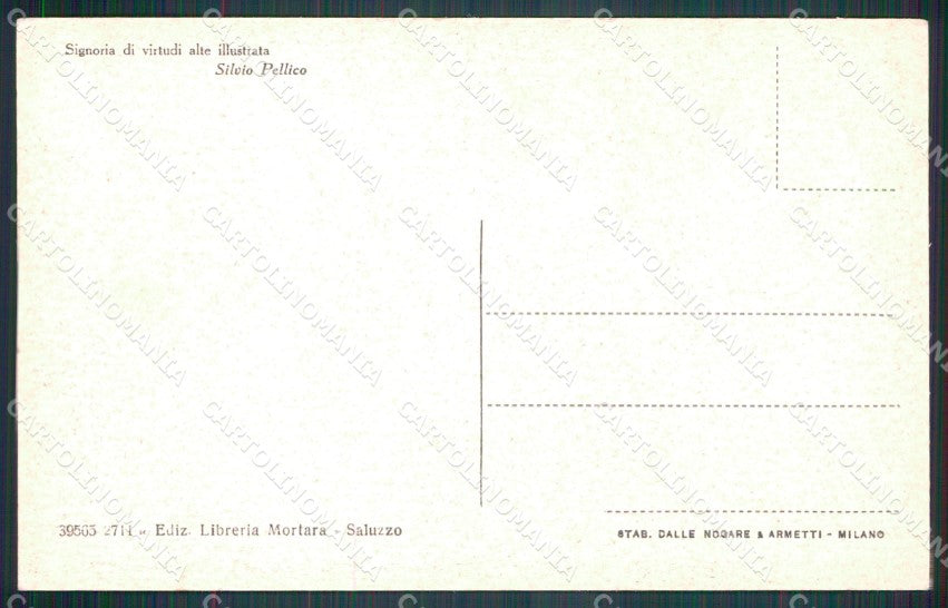 Cuneo Saluzzo Casa Cavassa cartolina MT5636 – retro