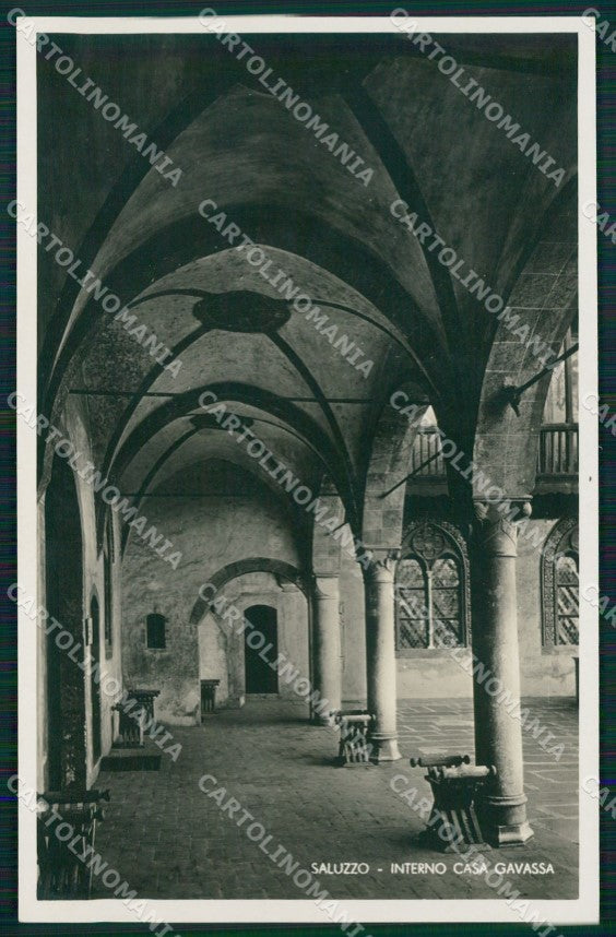Cuneo Saluzzo Casa Cavassa Foto cartolina MT5638 – fronte