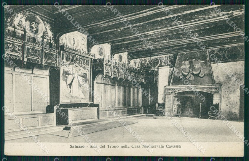 Cuneo Saluzzo Casa Cavassa PIEGHINE cartolina MT5639 – fronte