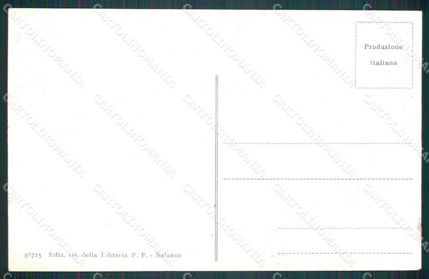 Cuneo Saluzzo Casa Cavassa PIEGHINE cartolina MT5639 – retro