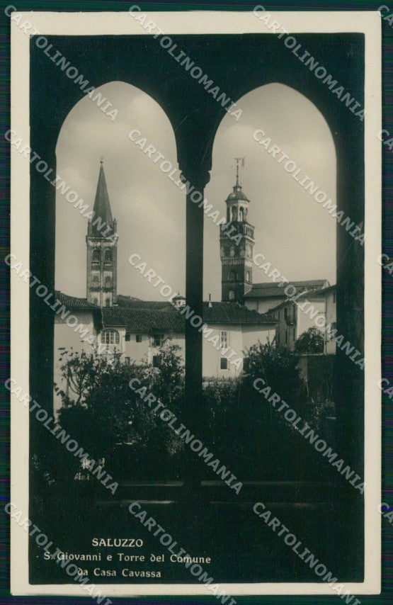 Cuneo Saluzzo San Giovanni Foto cartolina MT5641 – fronte